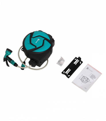 10M Water Hose Reel Compact Garden Car Locking Auto Retract Spray Durhand