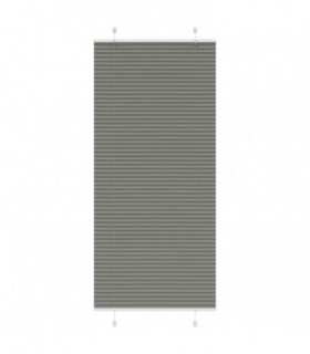 vidaXL Pleated Blind Anthracite 95x200 cm Fabric Width 94.4 cm Polyester