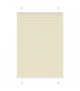 vidaXL Pleated Blind Cream 90x150 cm Fabric Width 89.4 cm Polyester