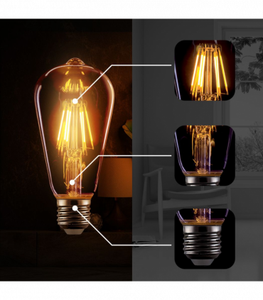 Light Bulb 10Pack E27 LED Edison