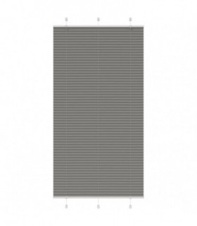 vidaXL Pleated Blind Anthracite 110x200 cm Fabric Width 109.4 cm Polyester
