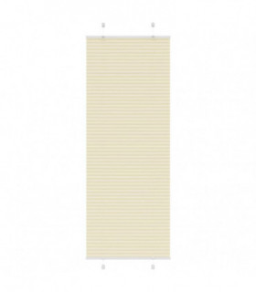 vidaXL Pleated Blind Cream 70x200 cm Fabric Width 69.4 cm Polyester