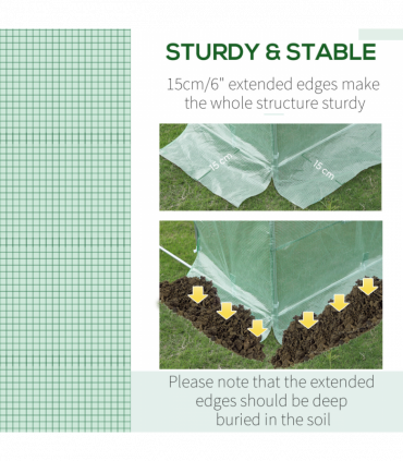 10x7ft Greenhouse Replacement Cover Winter