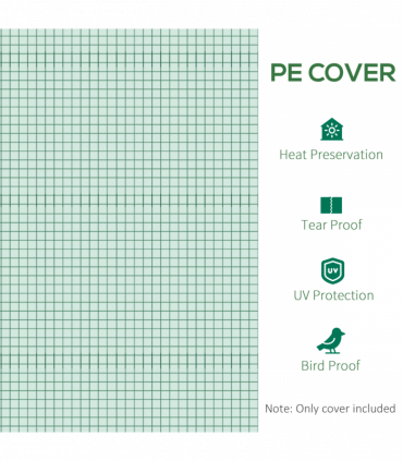 10x7ft Greenhouse Replacement Cover Winter