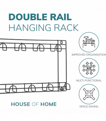 11 Hook Two Tier Tool Holder