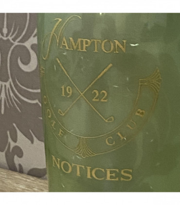 11" GLASS DECORATIVE VASE-RECYCLE GREEN