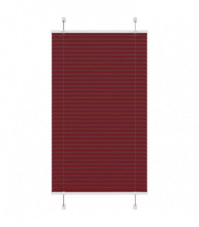 vidaXL Pleated Blind Bordeaux Red 70x100 cm Fabric Width 69.4 cm Polyester