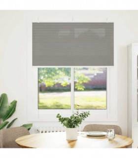 vidaXL Pleated Blind Anthracite 110x100 cm Fabric Width 109.4 cm Polyester