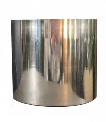 110cm Artificial Purple Wisteria Tree with Silver Metal Planter