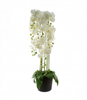 110cm Large White Orchid Plant Artifcial 41 REAL TOUCH flowers