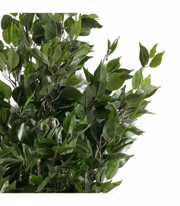 110cm Leaf Realistic Artificial Ficus Tree / Plant Copper Planter