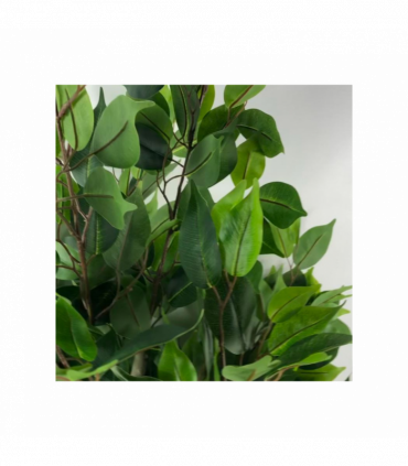 110cm Leaf Realistic Artificial Ficus Tree / Plant Multicolour Planter