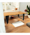 115CM WOODEN COFFEE TABLE