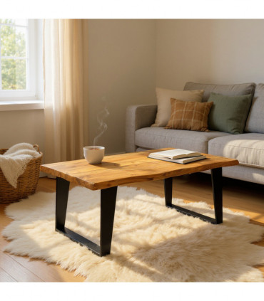 115CM WOODEN COFFEE TABLE
