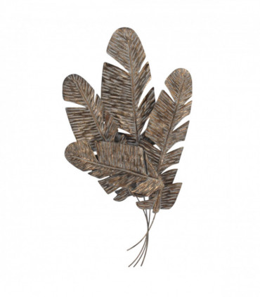 116CM METAL WALL DECOR Feathers