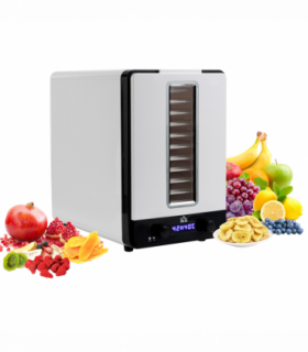 Food Dehydrator 11Tier White 26cm x 39cm x 38cm 550W Food Dryer Machine