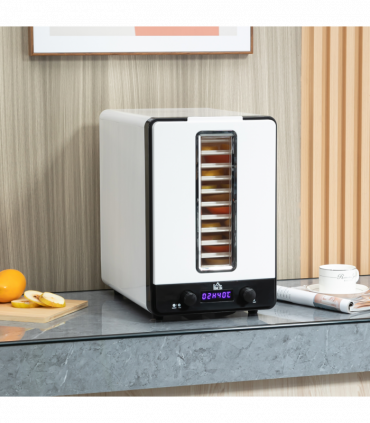 Food Dehydrator 11Tier White 26cm x 39cm x 38cm 550W Food Dryer Machine