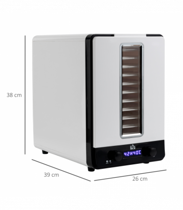 Food Dehydrator 11Tier White 26cm x 39cm x 38cm 550W Food Dryer Machine
