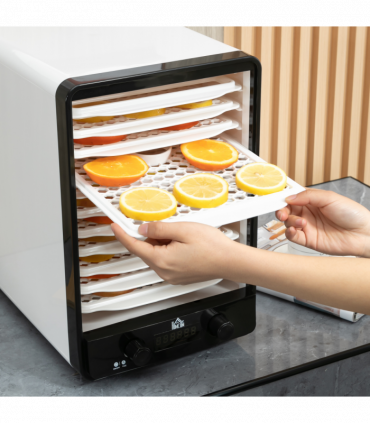 Food Dehydrator 11Tier White 26cm x 39cm x 38cm 550W Food Dryer Machine