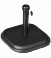 11kg Concrete Garden Parasol Base, Square Outdoor Table Umbrella Stand Holder