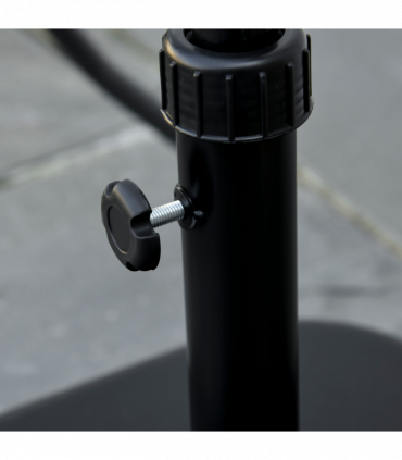 11kg Concrete Garden Parasol Base, Square Outdoor Table Umbrella Stand Holder