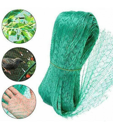 12 x Anti Bird Garden Netting Pond Net Protection Plants Veg Crops Fruit Fine Mesh 2M X 10M
