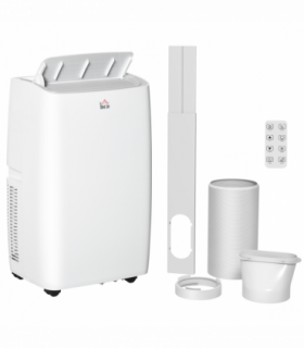 12,000 BTU Portable Air Conditioner Unit with Remote, 24H Timer, 25m