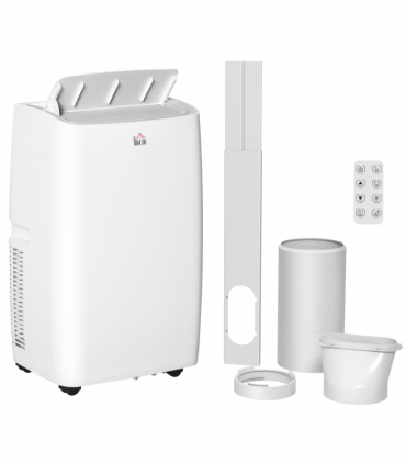 12,000 BTU Portable Air Conditioner Unit with Remote, 24H Timer, 25m