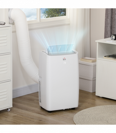 12,000 BTU Portable Air Conditioner Unit with Remote, 24H Timer, 25m