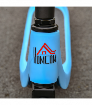 120W Electric Scooter w/ Battery Level Display, Rear Break - Blue HOMCOM