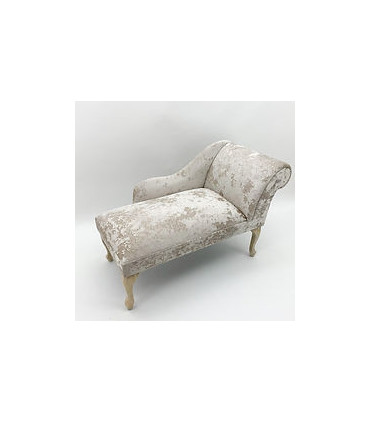 120X46X57CM CREAM MINI CHAISE LONGUE