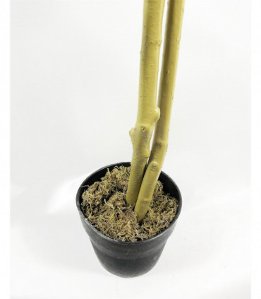 120cm (4ft) Artificial Dark Red Green Ficus Plant - Extra Large