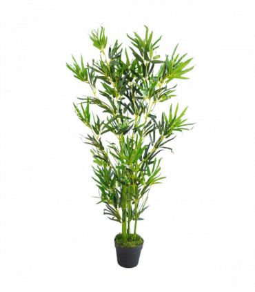 120cm (4ft) Fat Leaf Artificial Bamboo Plants Trees - XL