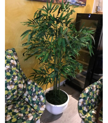 120cm (4ft) Green Leaf Artificial Bamboo Plants Trees - XL