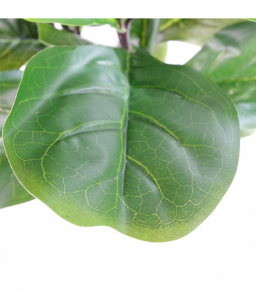 Large Artificial Fiddle Fig Tree 120cm (4ft) Green Botanically Accurate