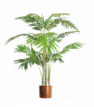 120cm (4ft) Premium Artificial Areca Palm with pot with Copper Metal Planter