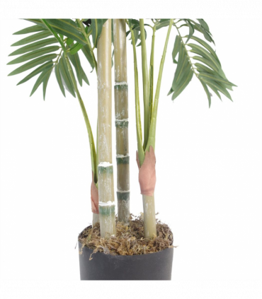 120cm (4ft) Premium Artificial Areca Palm with pot with Copper Metal Planter