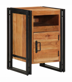 vidaXL Bedside Cabinet 40x40x59 cm Solid Wood Acacia