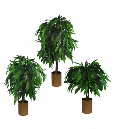 120cm (4ft) Tall Large Artificial Mango Tree Plant