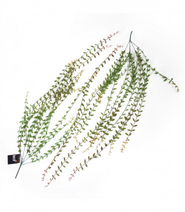 Artificial Hanging Extra Long String of Pearls Plant Plastic Green 120cm