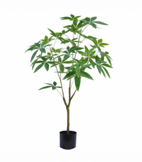 120cm Artificial Money Plant Pachira Realistic Faux Tree