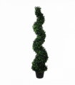 120cm Artificial Natural Boxwood Spiral Topiary