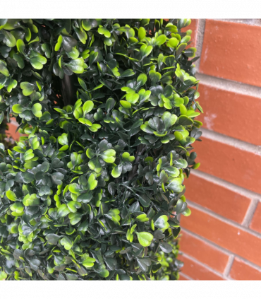 120cm Artificial Natural Boxwood Spiral Topiary