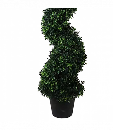 120cm Artificial Natural Boxwood Spiral Topiary