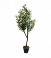 120cm Artificial Natural Look Olive Tree with Wooden Trunk