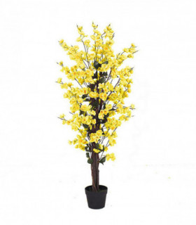 120cm Artificial Yellow Blossom Tree