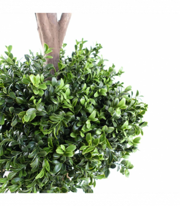 120cm Buxus Triple Ball Artificial Tree UV Resistant Outdoor Topiary