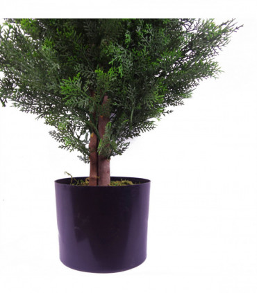 120cm Pair of Artificial Cypress Topiary