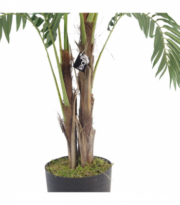 120cm Realistic Artificial palm tree with pot with Copper Metal Planter