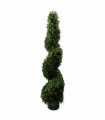 120cm Sprial Buxus Artificial Tree UV Resistant Outdoor